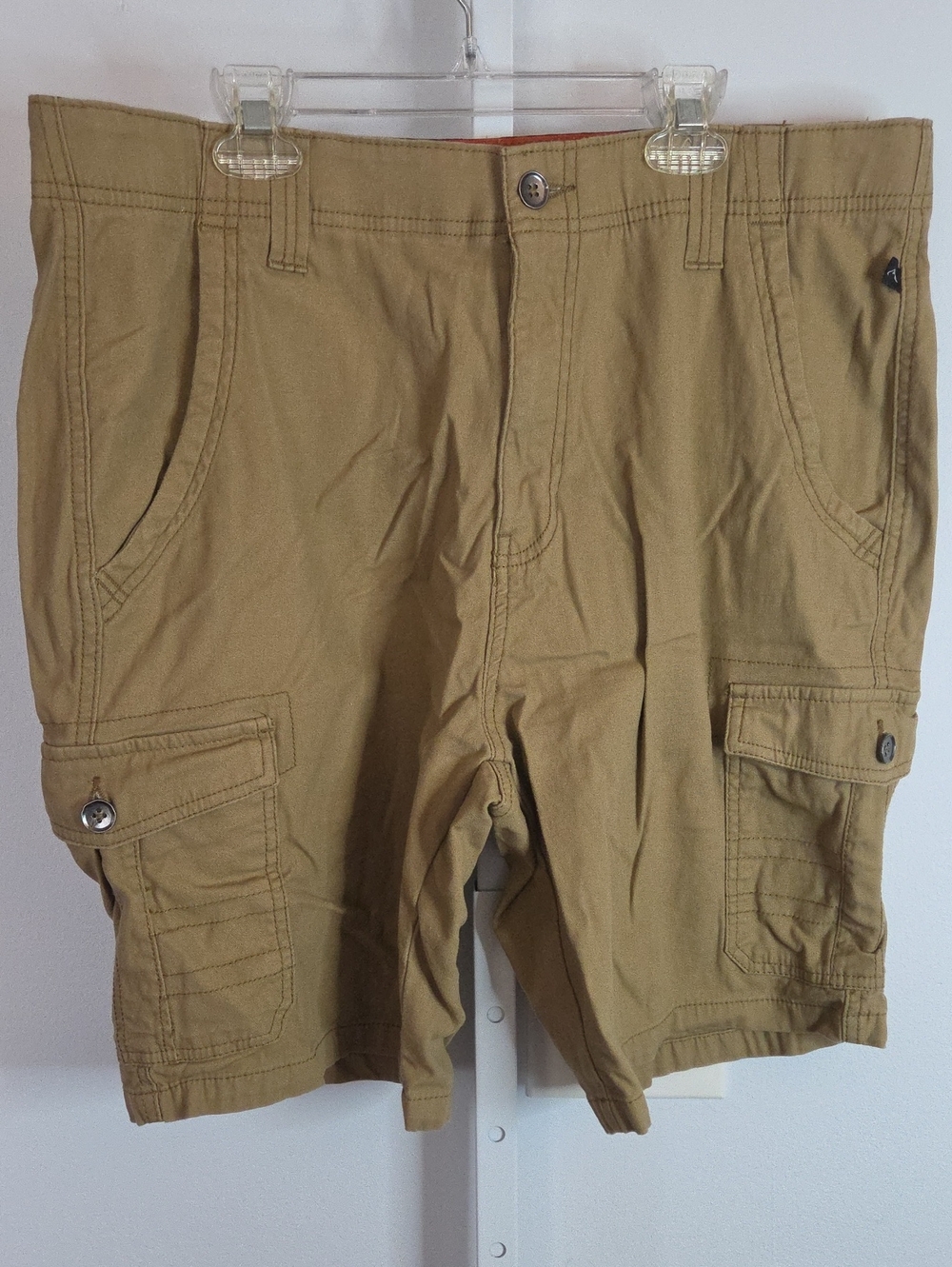 Denali Cargo Shorts Mens 36 Tan Caramel Khaki Hiking‎ Outdoors Gorpcore Summer